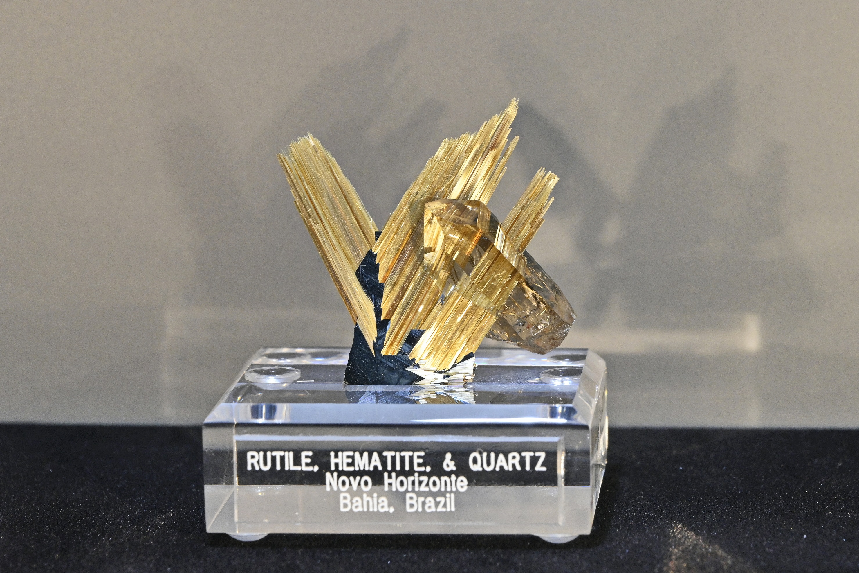 "The Impossible Crystal" - Rutile, Hematite & Quartz